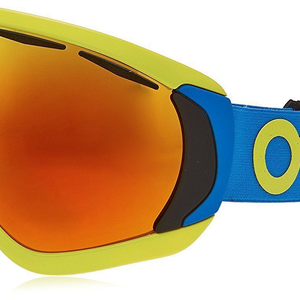 Oakley Blue Fire Iridium Lens Ski Goggles!