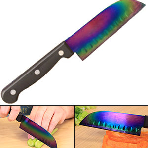 Japanese Santoku Pro Knife - Forever Sharp - Ships Same/Next Day!