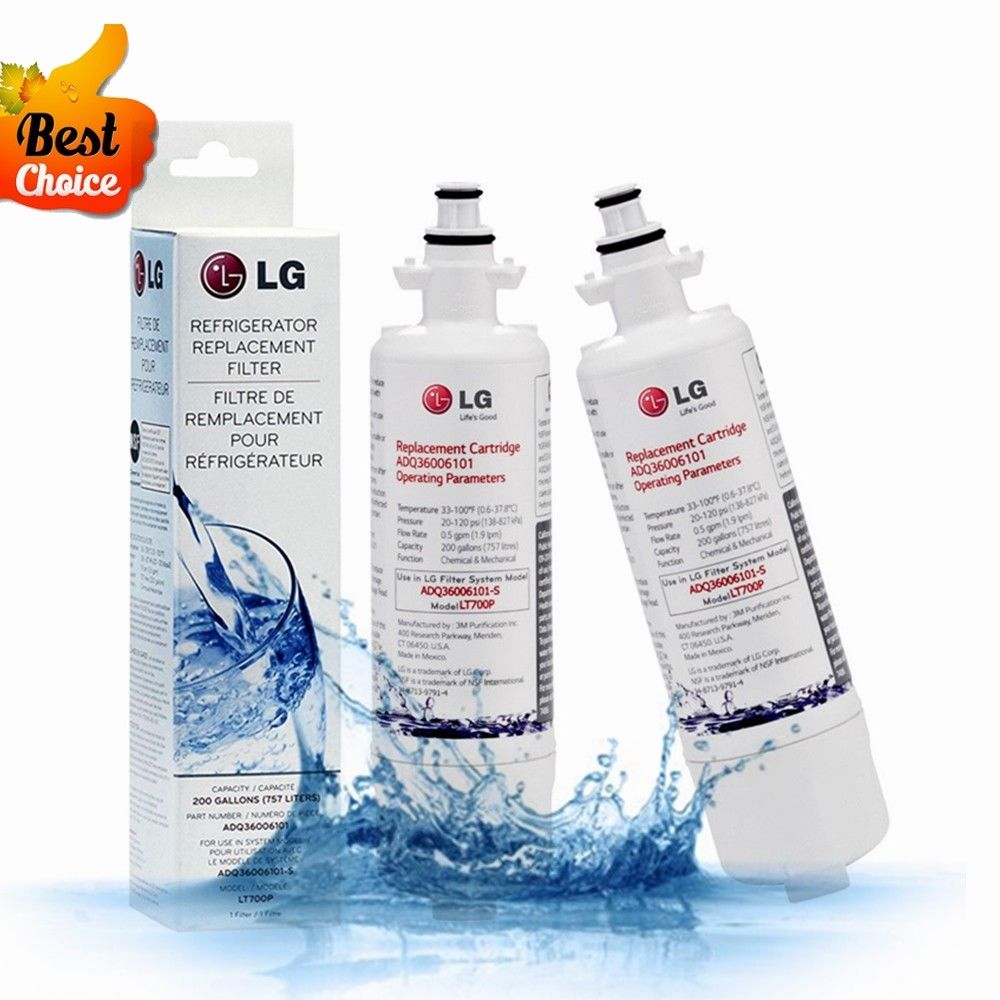 2 Pack: LG Replacement Refrigerator Water Filter (LT700P) - Ships Next Day!