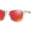Oakley Frogskin Clear Frame RED Lens Sunglasses (OO9245 40) - Ships Next Day!