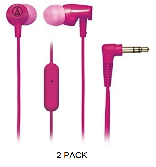 2pk: Audio-Technica ATH-CLR100iS SonicFuel In-Ear Headphones with In-Line Microphone & Control
