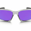 Oakley Chainlink Polished Clear Frame Violet Lens Sunglasses (OO9247 06) - Ships Next Day!