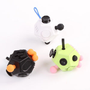 5 or 10 PACK: Addictive Fidget Widget Can't Put Down 12-Sided Gizmo - Assorted