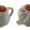 Ceramic Elephant Tea Mug (1, 2 or 3 Pack Options) - Ships Same/Next Day!