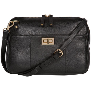 Genuine Leather Crossbody RFID Blocking Handbag - Ships Same/Next Day!