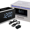 Boytone Bluetooth 4.1 Portable Alarm Clock Radio Wireless Speaker