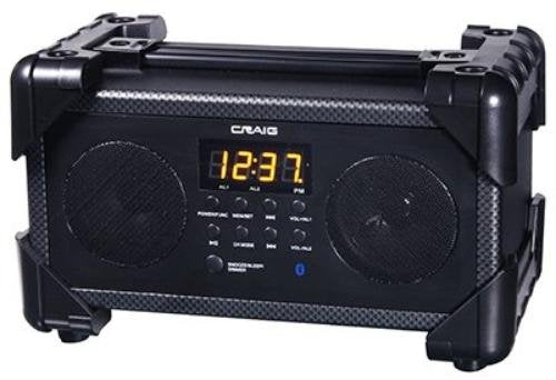 Craig Dual Alarm Clock Bluetooth Radio