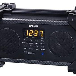 Craig Dual Alarm Clock Bluetooth Radio