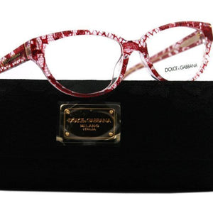 Dolce & Gabbana Clear/Red Eyeglasses for Prescription or Eyewear (DG3116 1903 55mm)