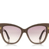 Tom Ford Anoushka Cateye Brown Sunglasses (TF371 50F 57mm)