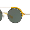 Versace Yellow / Green Medusa Round Sunglasses (VE 4337 5252/71) - Ships Same/Next Day!