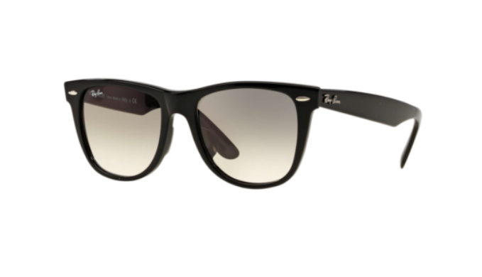 Ray-Ban Asian Fit Black / Gradient Lens Sunglasses (RB2140F 901/32) - Ships Same/Next Day!