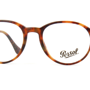 Persol CAFFE Light Havana/Silver RX Eyeglasses (PO3125V 108 51MM)