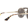 PRADA Pale Gold/Gold Mirrored Lens Sunglasses (SPR 65T ZVN-ODW - 36MM) - Ships Same/Next Day!