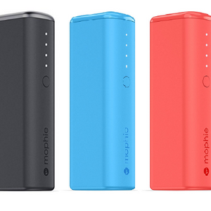 2, 3, or 5 Pack: Mophie Power Reserve 1X 2600 mAh - Choice of Black, Blue Or Pink - Ships Same/Next Day! (Certified Refurbished)