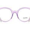 MIU MIU Transparent Lilac Frame RX Eyeglasses ( VMU 04P U69-1O1 50MM) - Ships Same/Next Day!