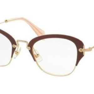 Miu Miu Noir Amaranth RX Eyeglasses (VMU 53O UA5-1O1 50MM ) - Ships Same/Next Day!