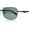 Ray-Ban Men's Sunglasses  - Choice of Gunmetal Black/Gray Lens or Gunmetal Black/Green Lens - Ships Same/Next Day! (RB3515 006/9A 58MM/RB3516 006/9A 59mm)