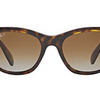 Ray-Ban Tortoise Polarized Sunglasses (RB4216 710/T5 56mm) - Ships Same/Next Day!