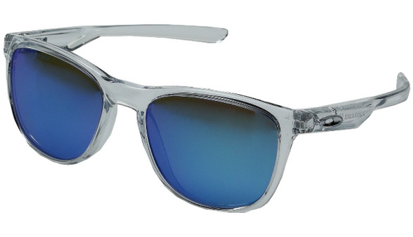 Oakley Trillbe X Polished Clear Sapphire Iridium Polarized Sunglasses 1Sale Deals