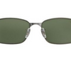 Ray-Ban  Pewter Green G-15 Sunglasses (RB3413 004 59mm) - Ships Same/Next Day!