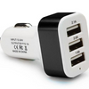 2 Pack: High-Speed 3-Port 5.1 Amp USB Car Charger - Charge Up To 3 Devices At Once - Ships Same/Next Day!