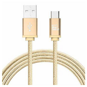 4 Pack: Durable Nylon Braided Tangle Free Micro USB Android Charging Cables (10Ft Length) - Choice of 4 Colors - Ships Same/Next Day!