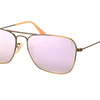 Ray-Ban Caravan Mirror Sunglasses - Choice of 3 Colors (RB3136 112/6, RB3136 167/68, RB3136 167/4K 58MM) - Ships Same/Next Day!