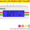 Polaroid Retro Digital Alarm Clock W/ Indoor Temperature - Ships Same/next Day! Electronics