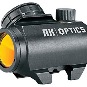 Bushnell AK Optics AK25 1x25mm Red Dot Sight, Matte Black (tilted front lens) - Ships Same/Next Day!