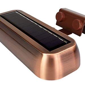 4 PACK: EcoThink - SOLAR POWERED Multipurpose Light - 3  usage types; Gutter, Stake and Mount,110 Lumen Light output - Ships Same/Next Day!