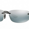 Ray-Ban Polarized Chromance Shiny Black / Silver Mirror Sunglasses - (RB4254 601/5L 62MM )