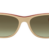 Ray-Ban Beige Red / Green Gradient Sunglasses (RB2132 6307/A6 58MM) - Ships Same/Next Day!