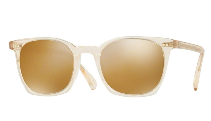 Oliver Peoples L.A. COEN Buff / Amber Goldtone Sunglasses (OV5297SU 1094/W4) -Ships Same/Next Day!