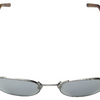Oliver Peoples HASSETT Brushed Silver/ Blue Goldtone Sunglasses (OV1203S 5036/Y5) - Ships Same/Next Day!