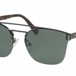 Prada Matte Tortoise / Green Gradient Sunglasses (SPR67T VIX-3O1) - Ships Same/Next Day!