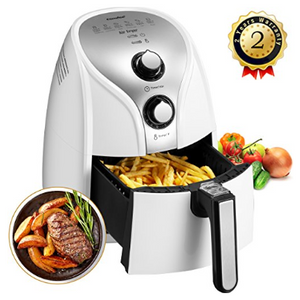 Comfee 1500W Multi Function Electric Hot Air Fryer with 2.6 Qt. Removable Dishwasher Safe Basket - Ships Same/Next Day!