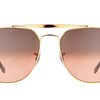 Ray-Ban The General Light Bronze / Pink Gradient Sunglasses (RB 3561 9001A5 57MM) - Ships Same/Next Day!