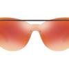 Versace Violet Metal / Fire Orange Shield Sunglasses (VE 2186 1415/6Q) - Ships Same/Next Day!