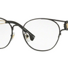 Versace Manifesto  Black Gold Medusa RX Eyeglasses (VE 1250 1009 52MM) - Ships Same/Next Day!