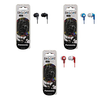 Pack of 3: Panasonic ErgoFit In-Ear Earbud Headphones Dynamic Crystal Clear Sound, Ergonomic Comfort-Fit - Available in Many Colors - Ships Same/Next Day!