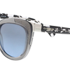 Coach Oval Women's Grey Frame Blue Lens Sunglasses (HC8171-536817) - Ships Same/Next Day!