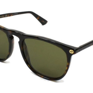 Gucci Dark Havana / Brown Green Gradient Sunglasses (GG 0120S 002) - Ships Same/Next Day!