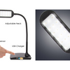 LED Flexible Desk Lamp with USB Charger - Ships Same/Next Day!