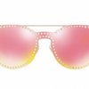 Versace Gold Frame Yellow Rose Mirror Women's Sunglasses ( VE2177 12524Z 45MM) - Ships Same/Next Day!