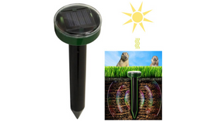 Solar Powered Pest & Rodent Repeller (1 to 4 Pack Options) - Safe, Attractive & Hassle Free - Ships Same/Next Day!
