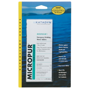 Katadyn Micropur MP1 Purification Tablets: Makes Water Safe for Drinking - Ships Same/Next Day! (Expires 9/2018)