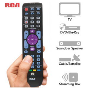 RCA 5-Device Universal Remote: Control 5 Devices w/ 1 Remote - Ships Same/Next Day!