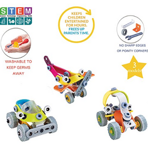 Kididdo 163 Piece Educational STEM Toy Set (Ages 3-10) - ShipsSame/Next Day!