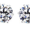2.00 CTW Crystal Studs with Swarovski Elements in Sterling Silver - Ships Same/Next Day!